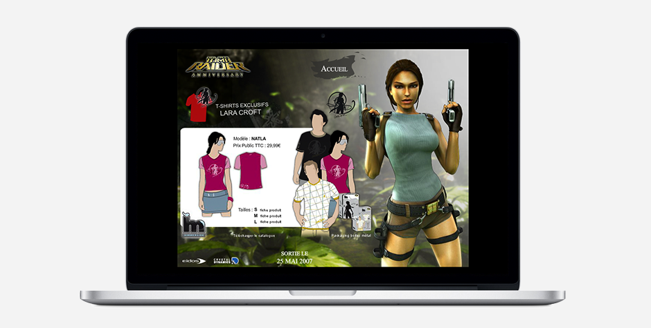 Tomb Raider event website